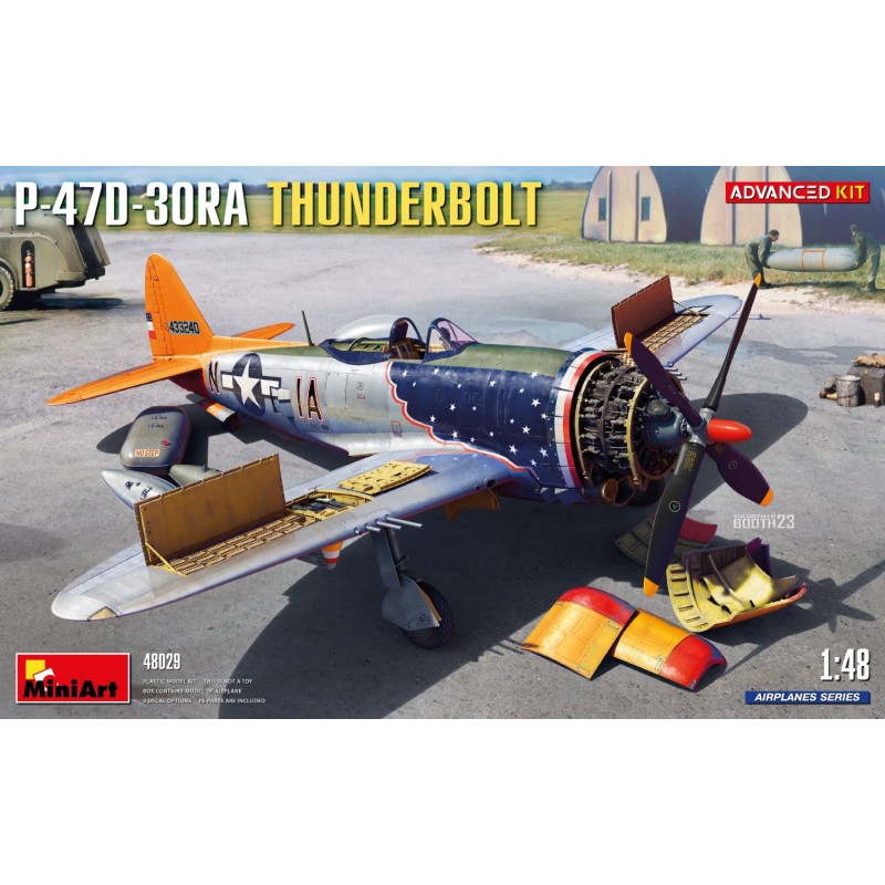 Republic P-47D-30RA Thunderbolt [Advanced Kit]   -  MiniArt (1/48)