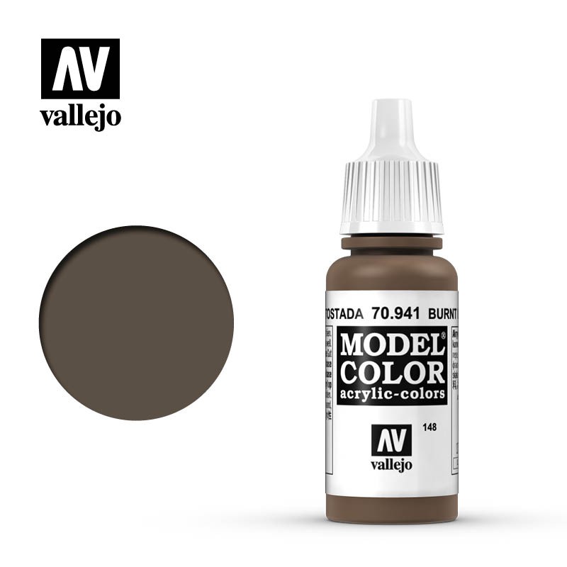 Vallejo Model Color 17ml  -  Burnt Umber