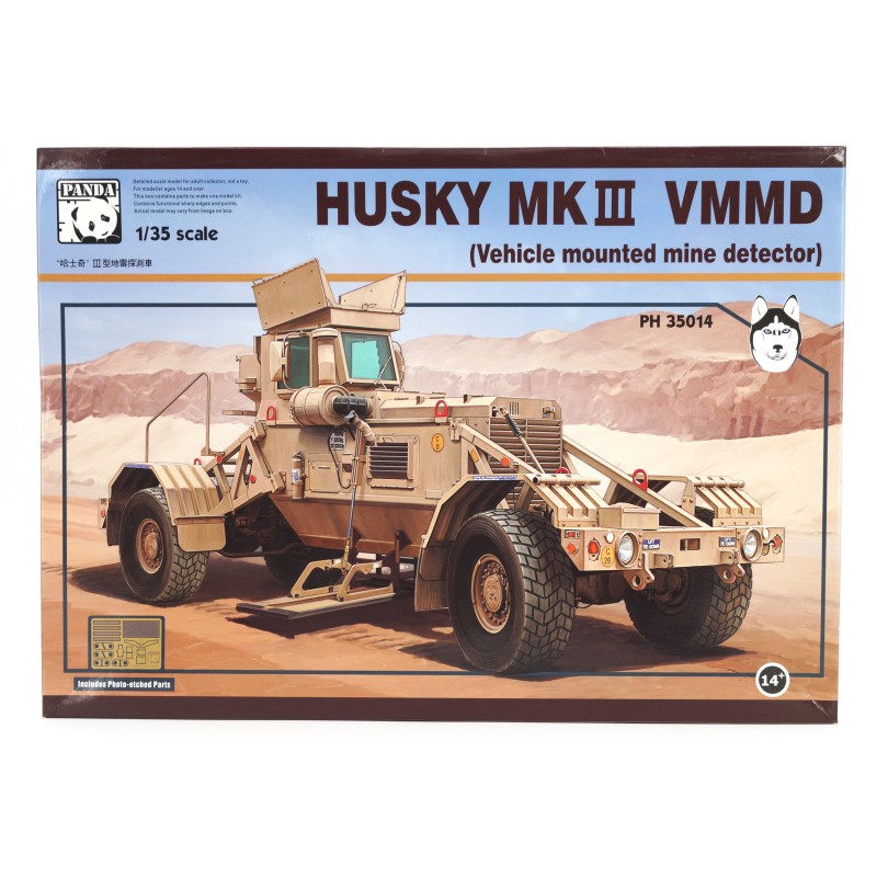 Husky Mk. III VMMD Vehicle Mounted Mine Detector  -  Panda (1/35)