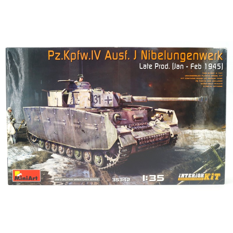 Pz.Kpfw.IV Ausf. J Nibelungenwerk Late Prod. (Jan-Feb 1945) (Interior Kit)  -  MiniArt (1/35)