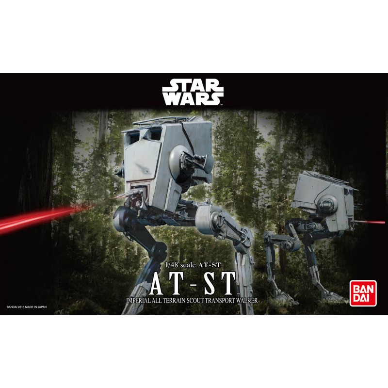 Star Wars AT-ST Imperial All Terrain Scout Transport Walker  -  Bandai (1/48)
