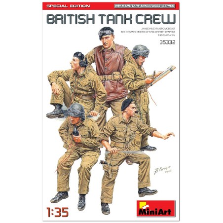 British Tank Crew (Special Edition)  -  MiniArt (1/35)