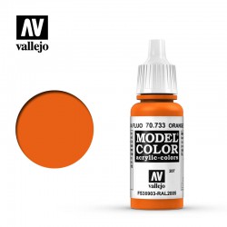 Vallejo Model Color 17ml  -  Fluorescent Orange