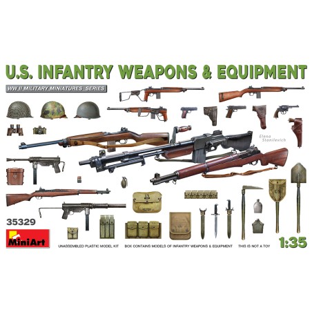 U.S. Infantry Weapons & Equipment  -  MiniArt (1/35)