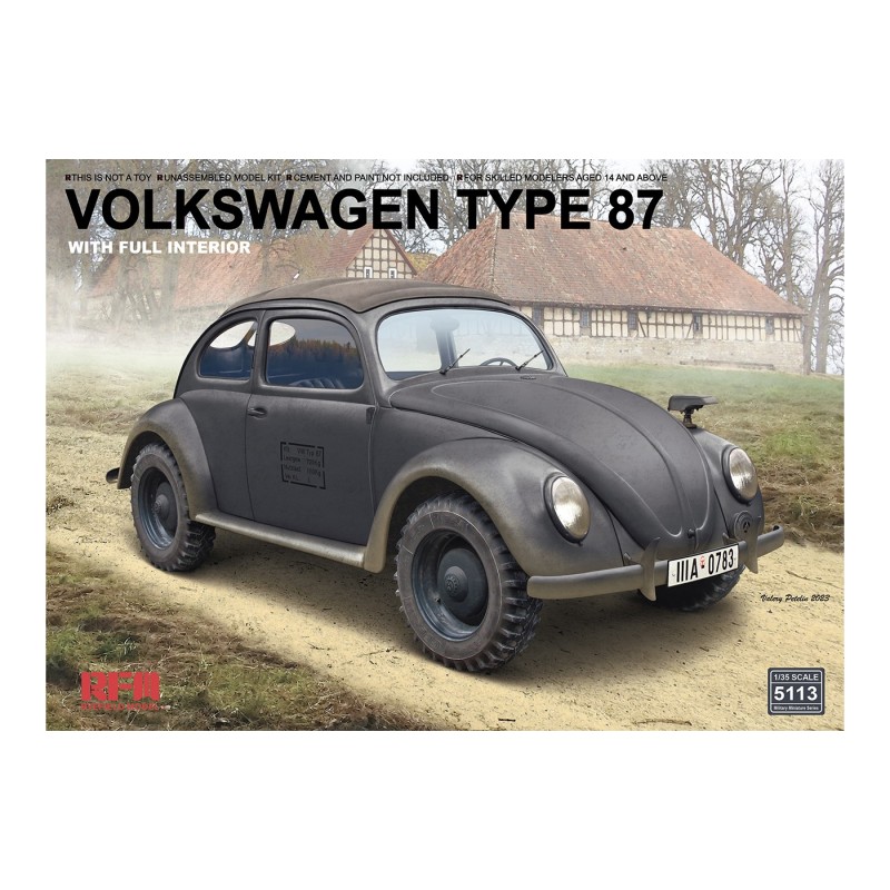 Volkswagen Type 87 w/Full Interior  -  RFM (1/35)