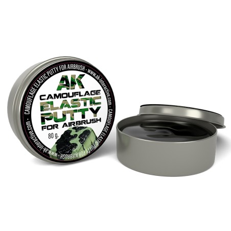 Camouflage Elastic Putty for Airbrush 80gr  -  AK Interactive