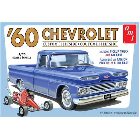 '60 Chevrolet Custom Fleetside  -  AMT (1/25)
