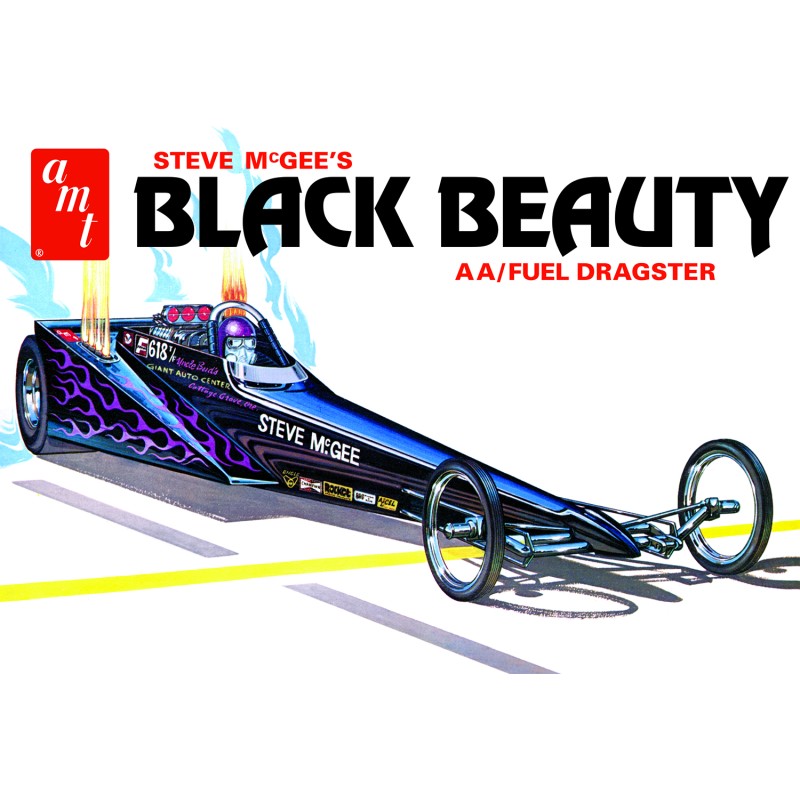 Steve McGee Black Beauty Wedge Dragster  -  AMT (1/25)