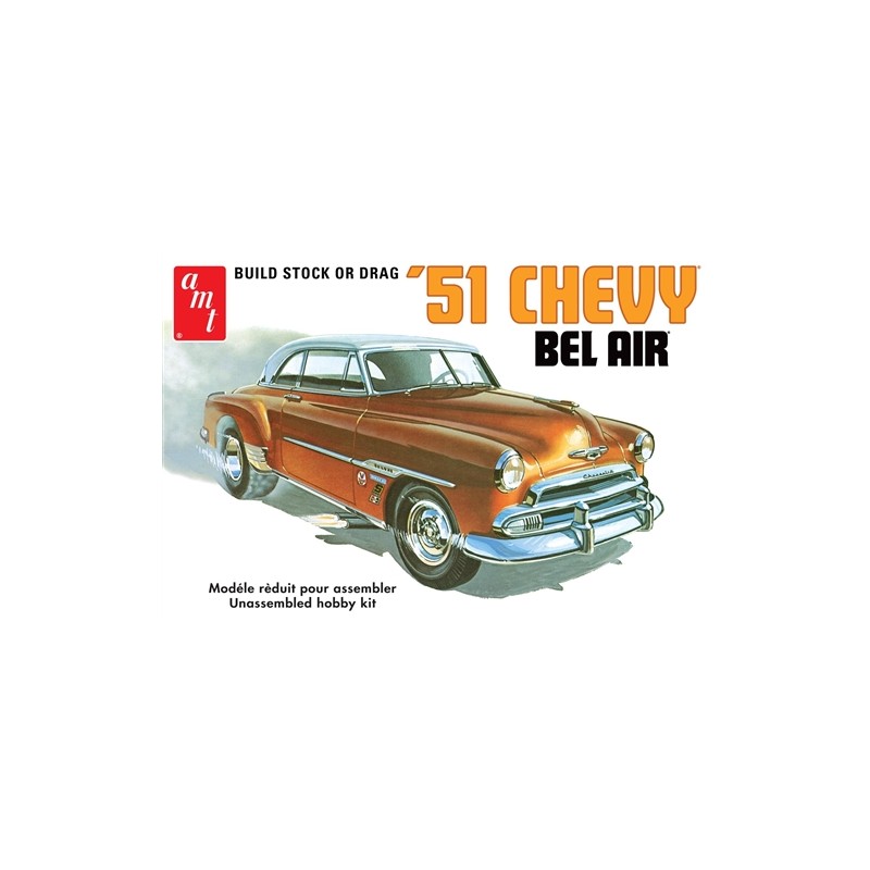 '51 Chevy Bel Air (2 'n 1) Stock or Drag  -  AMT (1/25)