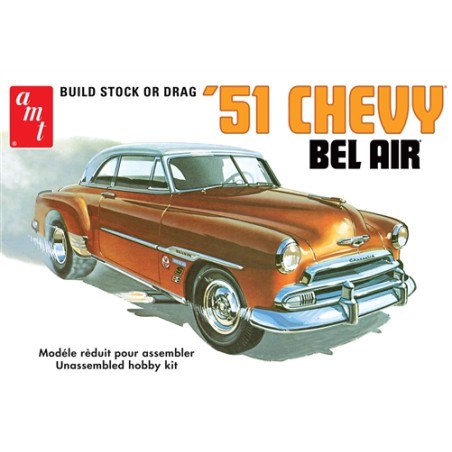 '51 Chevy Bel Air (2 'n 1) Stock or Drag  -  AMT (1/25)