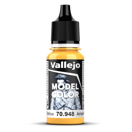 Vallejo Model Color 18ml  -  Golden Yellow