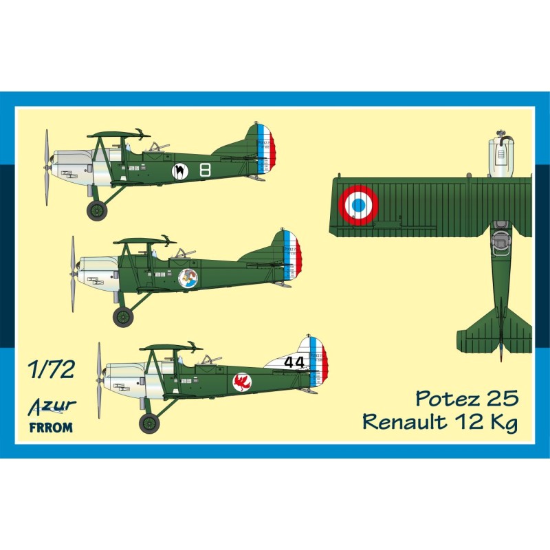 Potez 25 Renault 12kg  -  Azur Frrom (1/72)