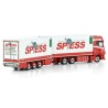 Scania S Highline 6x2 Tag Axel Riged Reefer Truck Drawbar Trailer - 6 Axle [Spiess]  -  WSI (1/50)