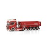 Scania R Highline 4x2 + Half Pipe Trailer 3 Axle [Johs. Toustrup]  -  WSI (1/50)