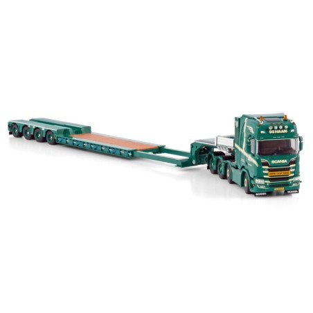 Scania R Highline 8x4 + Euro Lowloader 4 Axle [G.L. de Haan]  -  WSI (1/50)