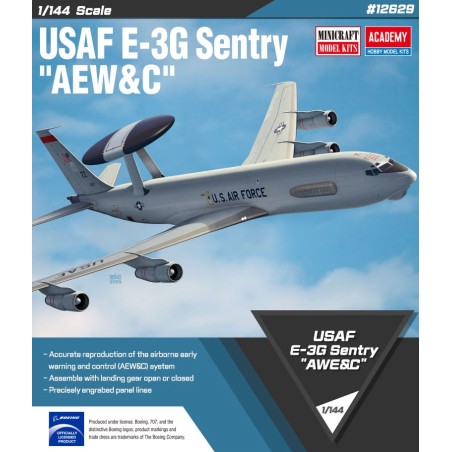 Boeing (707) E-3G AEW & C Sentry/AWACS  -  Academy (1/144)