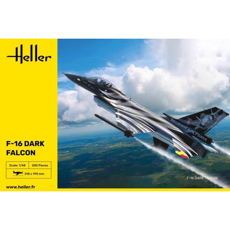 General Dynamics F-16 Fighting Falcon [Dark Falcon]  -  Heller (1/48)