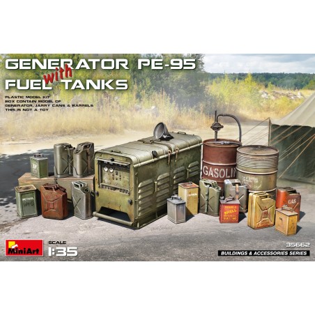 Generator PE-95 with Fuel Tanks  -  MiniArt (1/35)