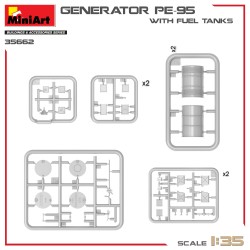 Generator PE-95 with Fuel Tanks  -  MiniArt (1/35)