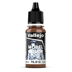 Vallejo Model Color 18ml  -  Red Leather (Rouge Cuire)