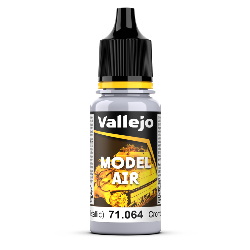 Vallejo Model Air 18ml  -  Chrome