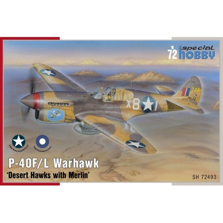 Curtiss P-40F/L Warhawk Desert Hawks with Merlin  -  Special Hobby (1/72)
