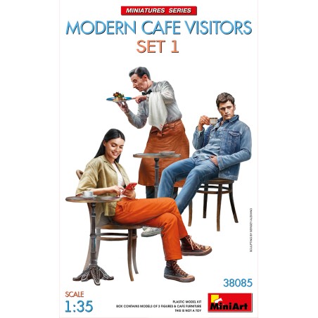 Modern Café Visitor Set 1  -  MiniArt (1/35)