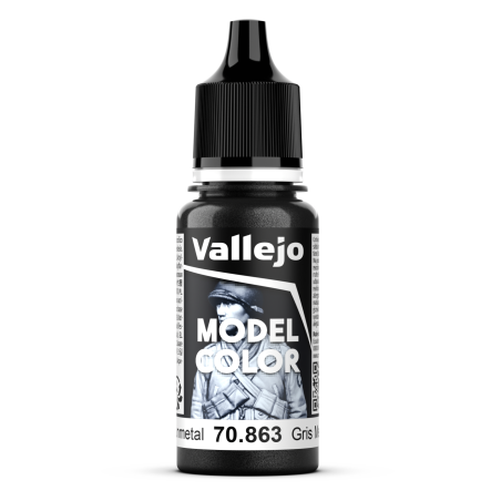 Vallejo Model Color 18ml  -  Gunmetal Grey