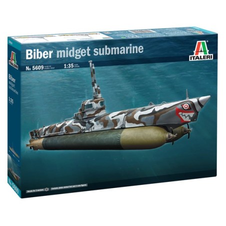 Biber Midget Submarine  -  Italeri (1/35)