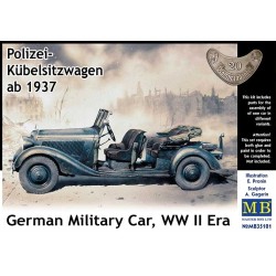 Mercedes-Benz 170 Polizei-Kübelsitzwagen ab 1937 German Military Car  -  Master Box (1/35)