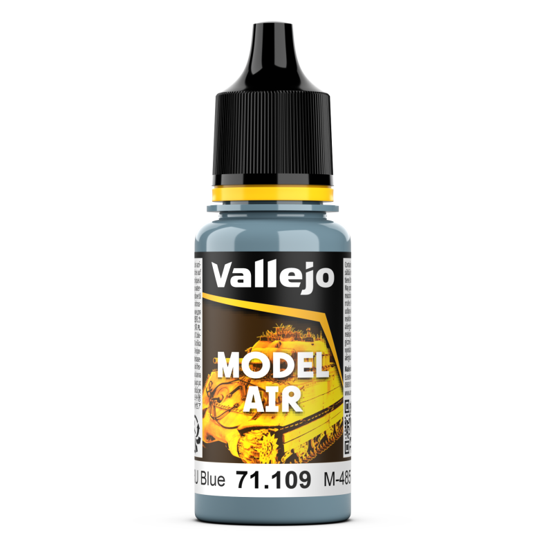 Vallejo Model Air 18ml  -  Faded P.R.U. Blue