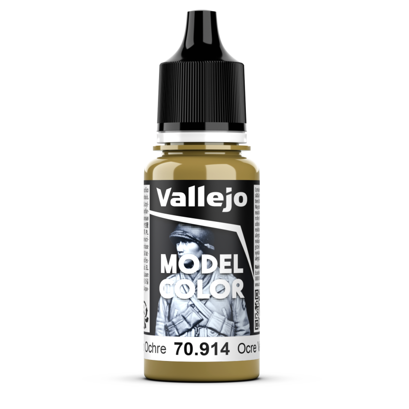 Vallejo Model Color 18ml  -  Green Ochre