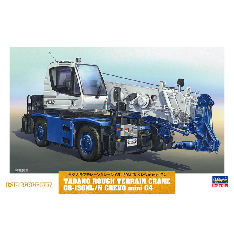 Tadano Rough Terrain Crane GR-130NL/N Crevo Mini G4  -  Hasegawa (1/35)