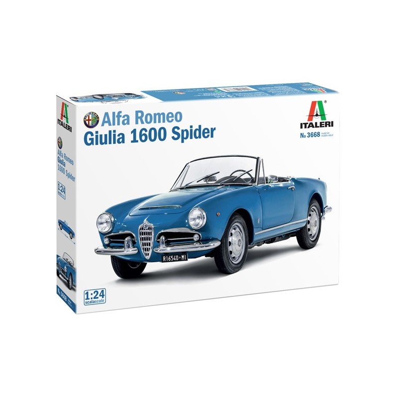 Alfa Romeo Giulia 1600 Spider  -  Italeri (1/24)