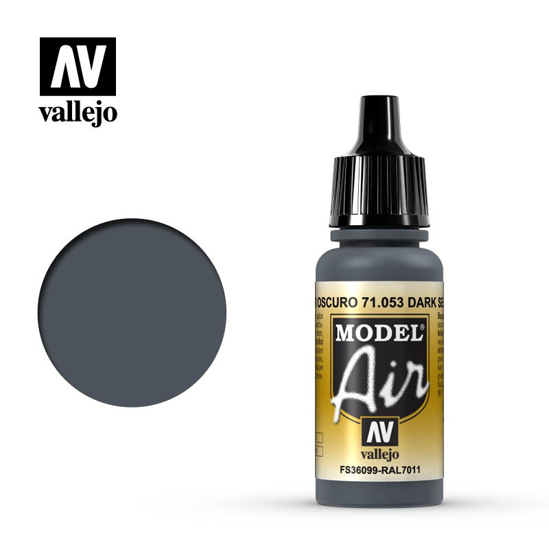 Vallejo Model Air 17ml  -  Dark Sea Grey