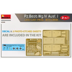 Pz.Beob.Wg.IV Ausf. J Late/Last Prod. w/Crew (2in1)  -  MiniArt (1/35)