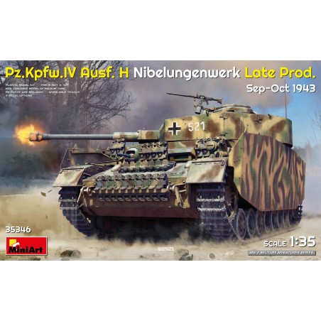 Pz.Kpfw.IV Ausf. H Nibelungenwerk Late Prod. Sep-Oct 1943  -  MiniArt (1/35)