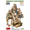 German Tank Riders Set 1 (Resin Heads)  -  MiniArt (1/35)