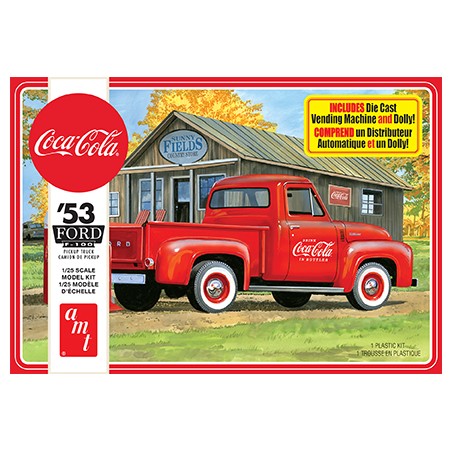 Ford F-100 Pickup Truck 1953 [Coca-Cola]  -  AMT (1/25)