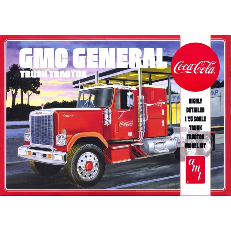 GMC General Truck Tractor [Coca-Cola]  -  AMT (1/25)