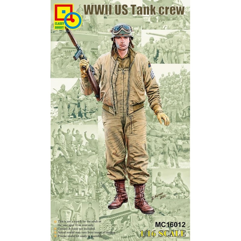 WWII US Tank Crew  -  Classy Hobby (1/16)