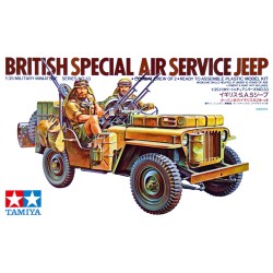 British Special Air Service Jeep With Crew  -  Tamiya (1/35)