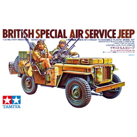 British Special Air Service Jeep With Crew  -  Tamiya (1/35)