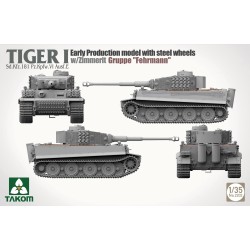 TIGER I BIG BOX 2 kits & 1:16 M. Wittmann Figure  -  Takom (1/35)