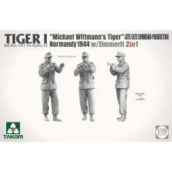 TIGER I BIG BOX 2 kits & 1:16 M. Wittmann Figure  -  Takom (1/35)