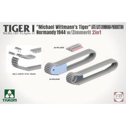 TIGER I BIG BOX 2 kits & 1:16 M. Wittmann Figure  -  Takom (1/35)