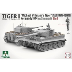 TIGER I BIG BOX 2 kits & 1:16 M. Wittmann Figure  -  Takom (1/35)