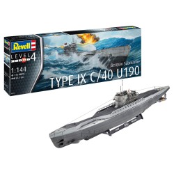 German Submarine Type IX C-40 U190  -  Revell (1/144)