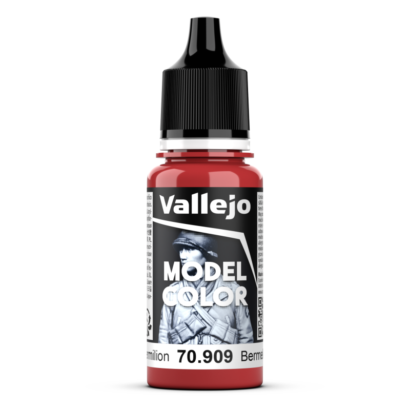 Vallejo Model Color 18ml  -  Vermilion