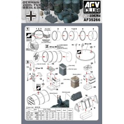 German 20L and 200L Fuel Drums  -  AFV Club (1/35)